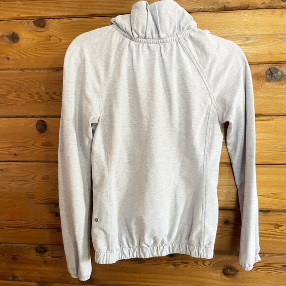Lululemon After All Pullover In Heathered Cool Breeze Size 4 - Picture 4 of 7